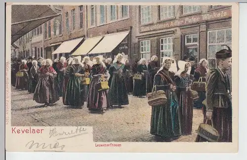 (95357) AK Kevelaer, Leuwener Frauen, 1900