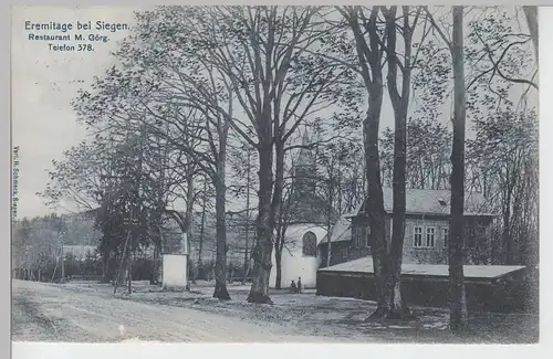 (95339) AK Wallfahrtstätte Eremitage bei Siegen, 1907