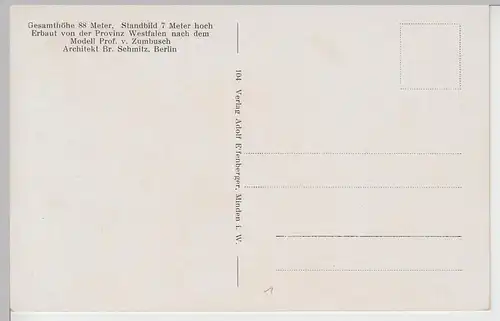 (94726) AK Porta Westfalica, Kaiser-Wilhelm-Denkmal, vor 1945