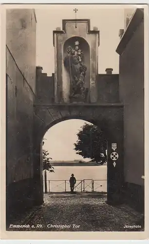 (93900) Foto AK Emmerich am Rhein, Christophel Tor, 1932