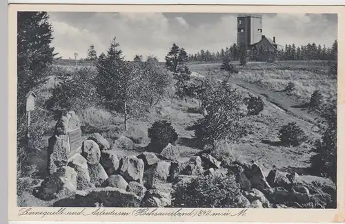 (90181) AK Kahler Asten, Lennequelle, Astenturm, Hochsauerland, v. 1945