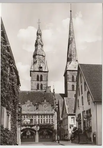 (87260) Foto AK Lemgo, St. Nicolai-Türme, nach 1945