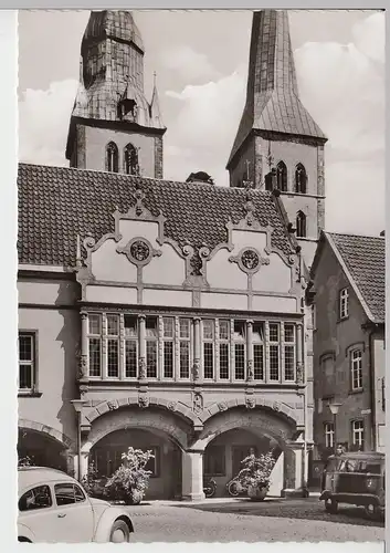 (87259) Foto AK Lemgo, Rathaus m. St. Nicolai, nach 1945