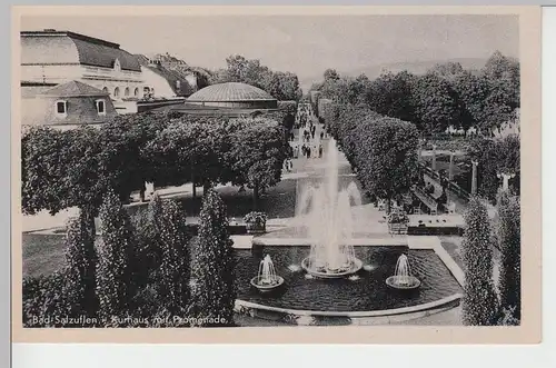 (84805) AK Bad Salzuflen, Kurhaus mit Promenade