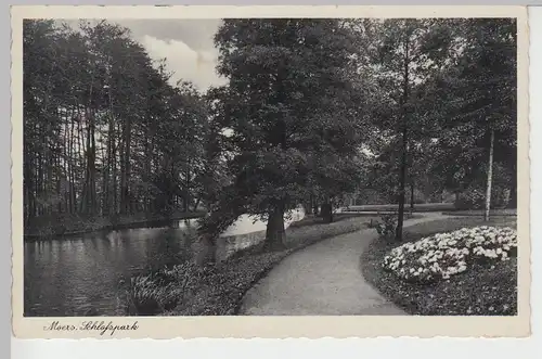 (84754) AK Moers, Schloßpark 1938