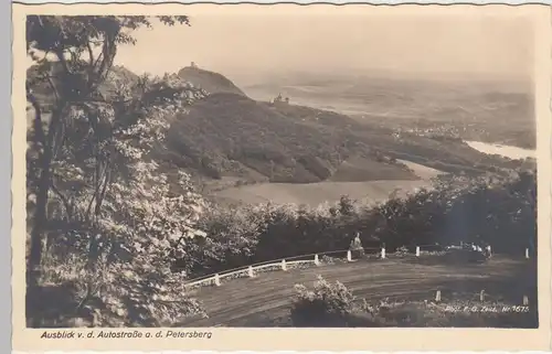 (84467) Foto AK Königswinter, Blick zum Petersberg 1936