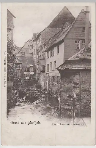 (83951) AK Gruß aus Montjoie, Monschau, Laufenbach, bis 1905