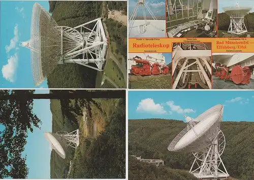 (83172) AK Bad Münstereifel, Radioteleskop Effelsberg, 4 AKs, ab 1972