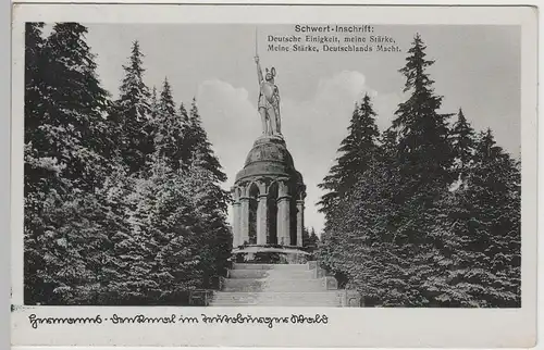 (74971) AK Hermannsdenkmal im Teutoburger Wald, 1941