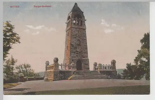 (73548) AK Witten, Ruhr, Berger Denkmal, vor 1945