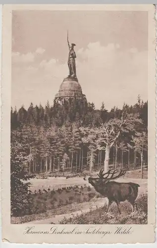 (73300) AK Hiddesen, Hermannsdenkmal, vor 1945