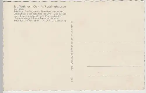 (72742) AK Oer b. Recklinghausen, Haardschenke "Mutter Wehner"