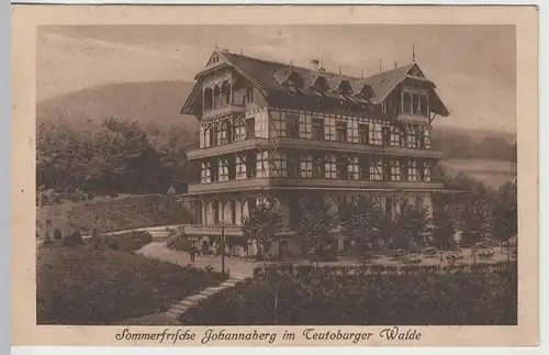 (71972) AK Berlebeck, Johannaberg im Teutoburger Wald, 1929