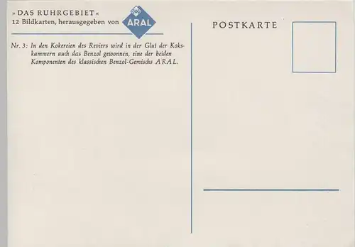 (70305) Künstler AK v. ARAL: Kokereien nach 1945