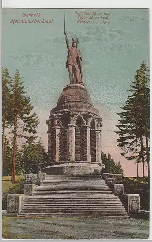 (70094) AK Hermannsdenkmal bei Hiddesen, vor 1945