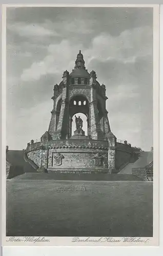 (70068) AK Porta Westfalica, Denkmal Kaiser Wilhelm I., vor 1945