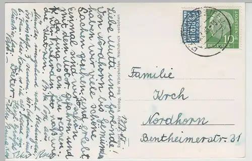 (67918) Foto AK Urfttalsperre, 1955