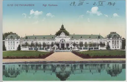 (66494) AK Bad Oeynhausen, Kgl. Kurhaus, 1910