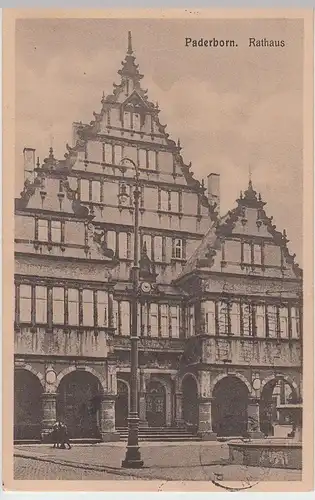 (60234) AK Paderborn, Rathaus, 1932