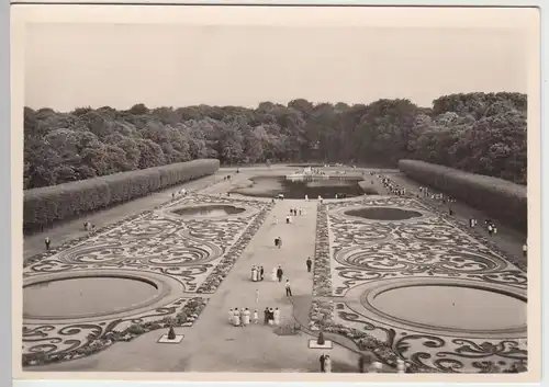 (57678) Foto AK Brühl, Rheinland, Schloss Augustusburg, Gartenparterre nach 1945
