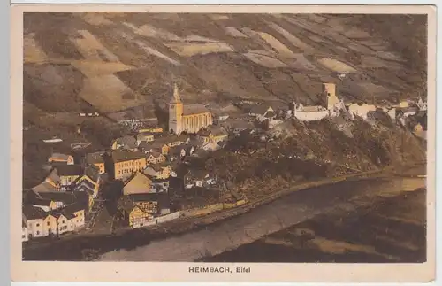 (56211) AK Heimbach (Eifel), Gesamtansicht, 1915