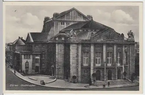 (5621) AK Düren, Stadttheater 1938