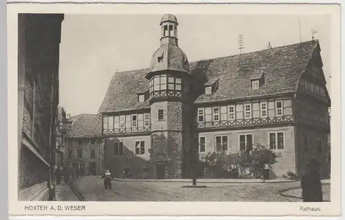 (55172) AK Höxter, Rathaus, vor 1945