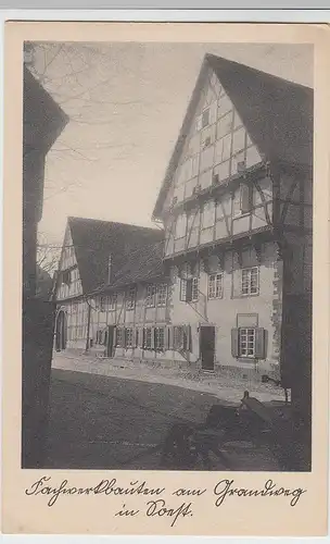(54375) AK Soest, Fachwerkbauten am Grandweg, vor 1945