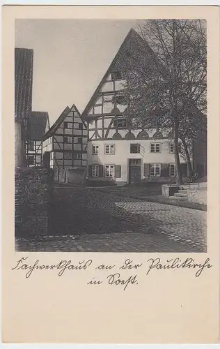 (54376) AK Soest, Fachwerkbauten an der Paulikirche, vor 1945