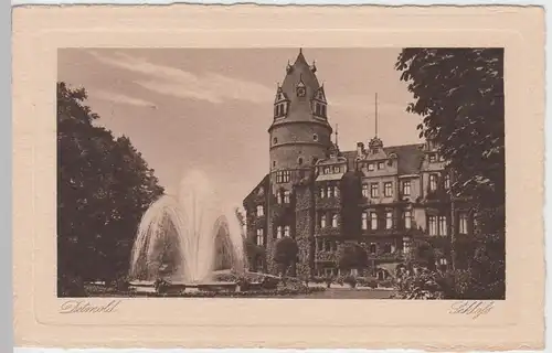 (54223) AK Detmold, Schloss, auf Büttenkarton, vor 1945