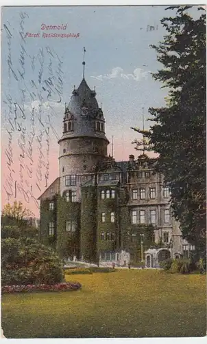(4804) AK Schloss Detmold 1930