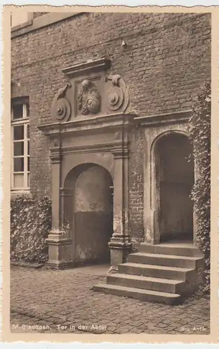 (47480) Foto AK Mönchengladbach, Tor in der Abtei, um 1928