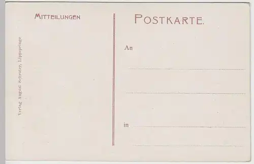 (47459) AK Bad Lippspringe, Kurbad, vor 1945