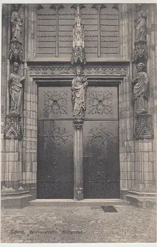 (43493) AK Soest, Wiesenkirche, Südportal, vor 1945