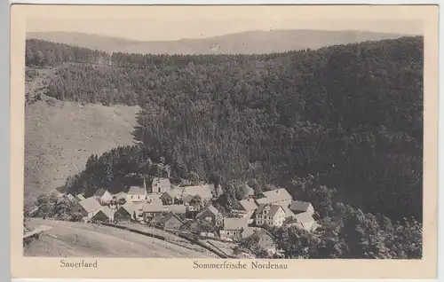 (43275) AK Nordenau, Sauerland, Panorama, vor 1945