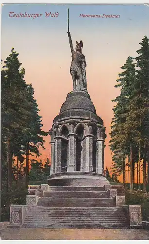 (42984) AK Hiddesen, Hermannsdenkmal 1910er