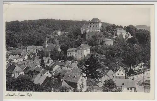 (42882) AK Blankenheim, Eifel, Ort mit Burg 1937