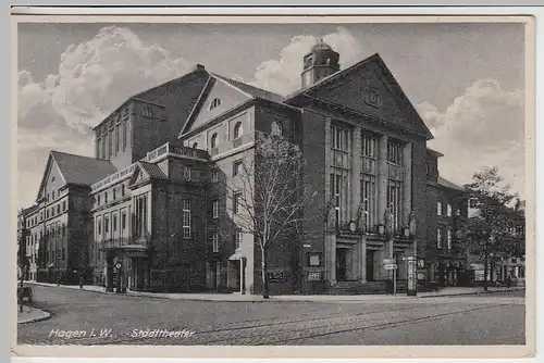 (40783) AK Hagen, Stadttheater 1940