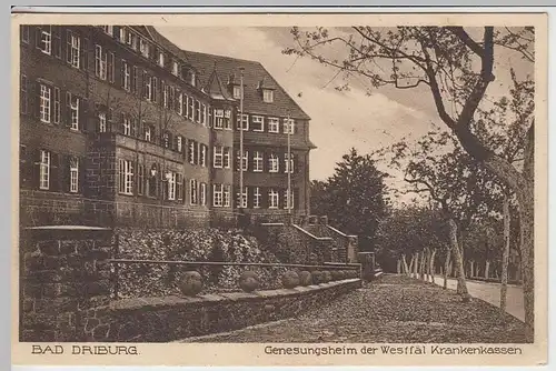 (40734) AK Bad Driburg, Genesungsheim d. Westf. Krankenkassen, 1927
