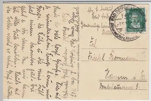 (40734) AK Bad Driburg, Genesungsheim d. Westf. Krankenkassen, 1927