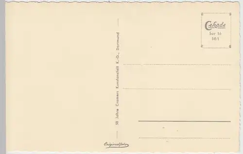 (40187) Foto AK Sorpe-Damm m. Blick a. Langscheid