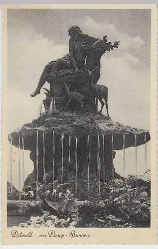 (36064) AK Detmold, von Donop-Brunnen, 1936