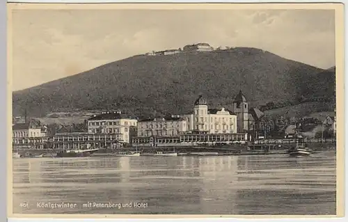 (31269) AK Königswinter, Petersberg, Hotel, vor 1945