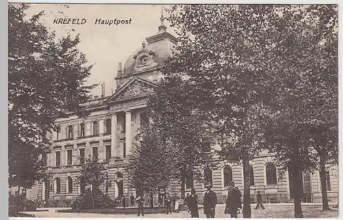 (30933) AK Krefeld, Hauptpost, 1909