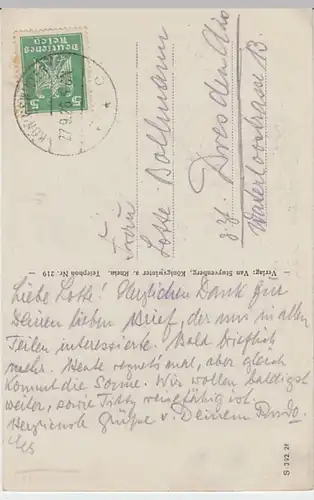 (28584) AK Königswinter, Hotel Düsseldorfer Hof 1926