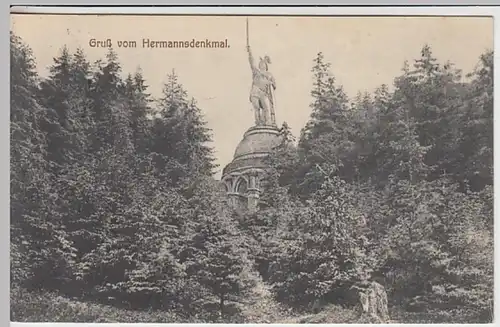 (28203) AK Hiddesen, Hermannsdenkmal 1916