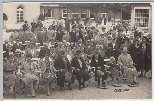 (25937) Foto AK Bad Meinberg, Gruppenbild Kurgäste, vor 1945