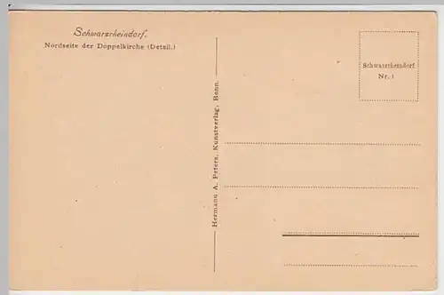 (21019) AK Schwarzrheindorf, Doppelkirche, vor 1945