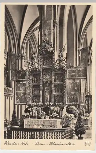 (20343) Foto AK Xanten, Dom, Marienaltar, vor 1945