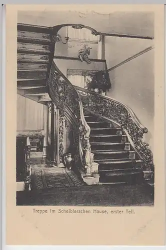 (19762) AK Monschau, Scheiblersches Haus, Treppe, vor 1945